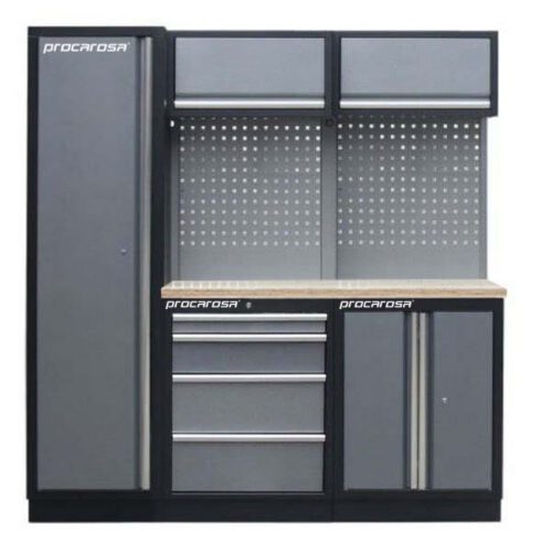 Zostava dielenského nábytku Procarosa PROFI TGBCW-130400 Pracovná doska:: drevená TGBCW-130400-D