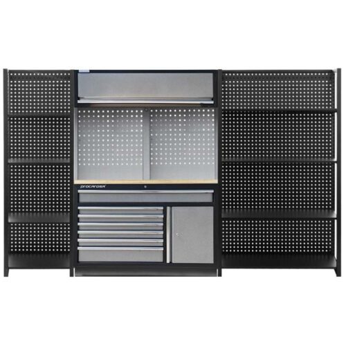 Zostava dielenského nábytku Procarosa PROFI TGC-1371-TJA Pracovná doska: drevená TGC1371-TJAD