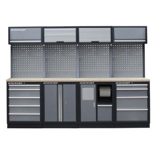 Zostava dielenského nábytku Procarosa PROFI TGCW-5001A4 Pracovná doska:: drevená TGCW5001A4-D