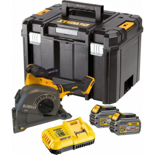 Aku drážkovačka do muriva bezuhlíková 54V DeWALT DCG200T2 Flexvolt 2x 6