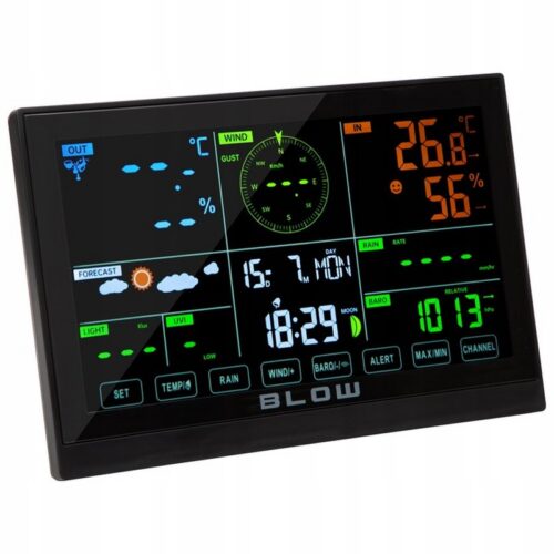 BLOW Bezdrôtová meteostanica WS302 WIFI – Obrázok 2