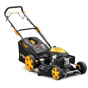 Benzínová kosačka na trávu Riwall PRO RPM 5355 4v1 s pojazdom PM12B2001057B