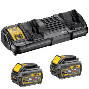 DCB132T2 - Dvojitá nabíjačka + 2x aku 18V 6