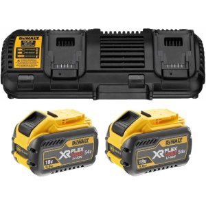 DCB132X2 - Dvojitá nabíjačka + 2x aku 18V 9