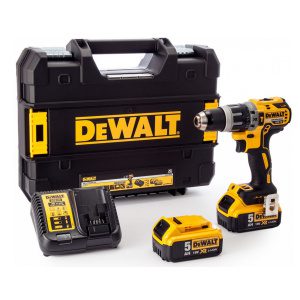 DCD796P2 Aku bezuhlíkové vŕtačka/skrutkovač s príklepom 18V XR 2x5
