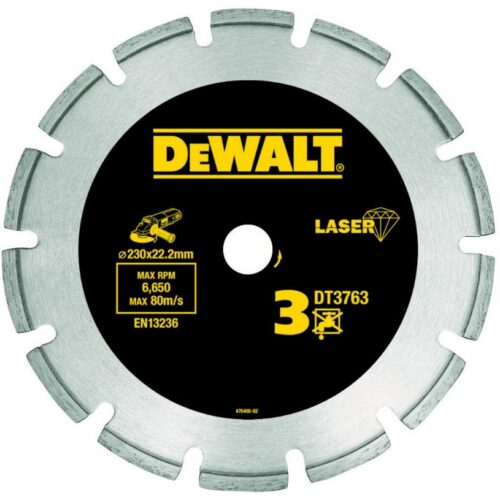 DT3763 Diamantový laser kotúč 230x22