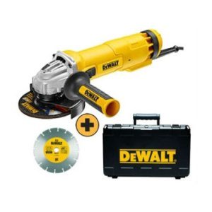DWE4217KD Uhlová brúska 125mm s dia kotúčom a kufrom DeWALT DWE4217KD