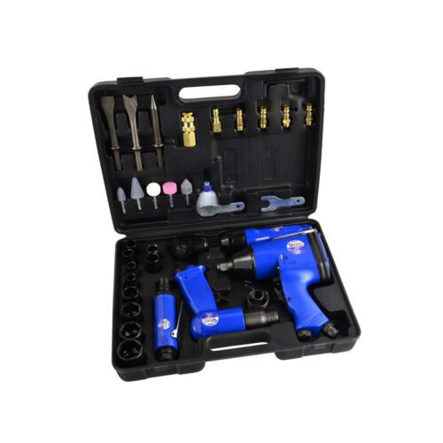 GEKO Sada pneumatických nástrojov - rázový uťahovák