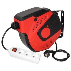Genborx Automatický káblový navijak / bubon s el. káblom 14 m a trojzásuvkou C-14-3CZ 410000010C143