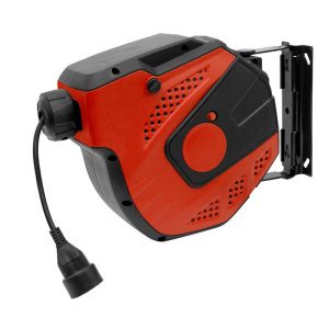 Genborx Automatický káblový navijak / bubon s el. káblom 17 m a 1 zásuvkou C-17-1CZ 410000010C171