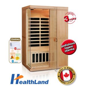 HEALTHLAND Infrasauna DeLuxe 2200 Carbon 642200KC