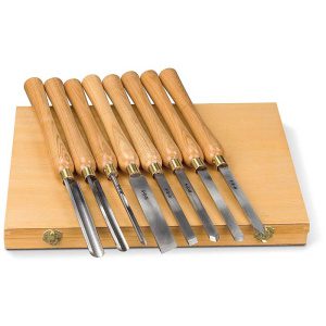 Holzstar Sústružnícke dláta na drevo súprava 8 ks. 5931011