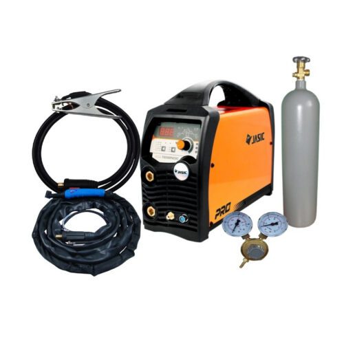Invertor Jasic TIG 200P AC/DC E201 + horák + zemniaci kábel + Plná fľaša ARGON + ventil 30659