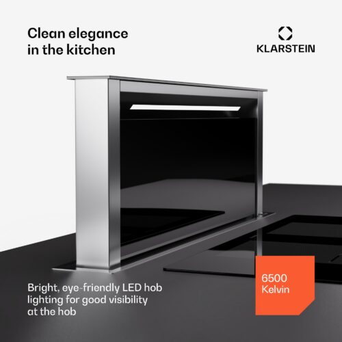 Klarstein Royal Flush Eco 75 digestor 75 cm 714 m³/h EEK A++ vrátane filtrov s aktívnym uhlím – Obrázok 2