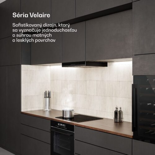 Klarstein Velaire indukčná varná doska + Velaire vstavaná rúra + Velaire teleskopický digestor | 60 cm – Obrázok 2