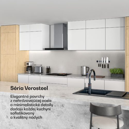 Klarstein Verosteel indukčná varná doska + Verosteel digestor | 60 cm – Obrázok 2