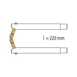 Náhradné rameno pre ručné bodovacie kliešte GYS PX3 047921