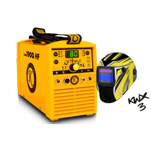 Omicron GAMA 1900L HF - invertorový zvárací zdroj + 25/3m káble + kukla 2610set2