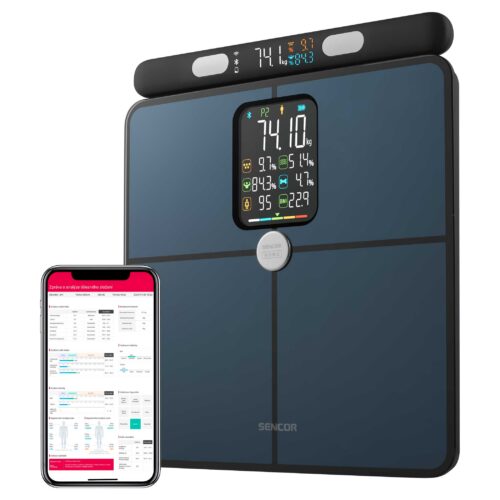 Sencor SBS 9102BK Inteligentná osobná fitness váha s veľkým displejom