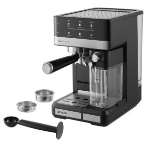 Sencor SES 4060BK Pákový Espresso kávovar s automatickým napeňovaním mlieka | SES 4060BK
