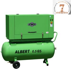Skrutkový kompresor Atmos Albert E.65 KOMFORT + vzdušník E.65KV