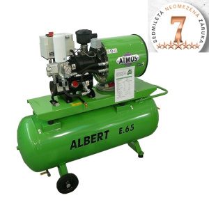 Skrutkový kompresor Atmos Albert E.65 STANDARD + vzdušník + sušička E.65VS