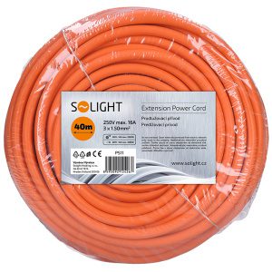 Solight Prodlužovací kábel 40m 3x1