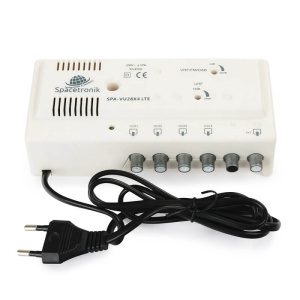 Spacetronik zosilňovač SPA-VU28X4 LTE FM/DAB/VHF//UHF rozbočovačom