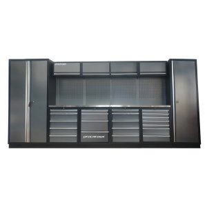 Zostava dielenského nábytku Procarosa PROFESSIONAL XL-8 Pracovná doska: nerezová DNF0XL-8O