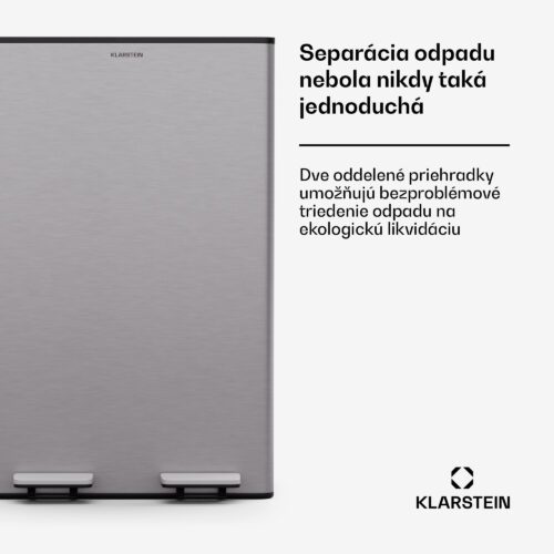 odpadkový kôš s kompostérom