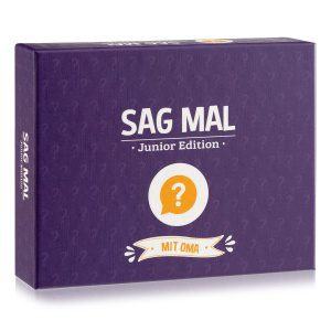 Spielehelden Sag mal... mit Oma - Junior Edition spoznávacia hra 100+ otázok Počet hráčov: 2+ Vek: od 8 rokov