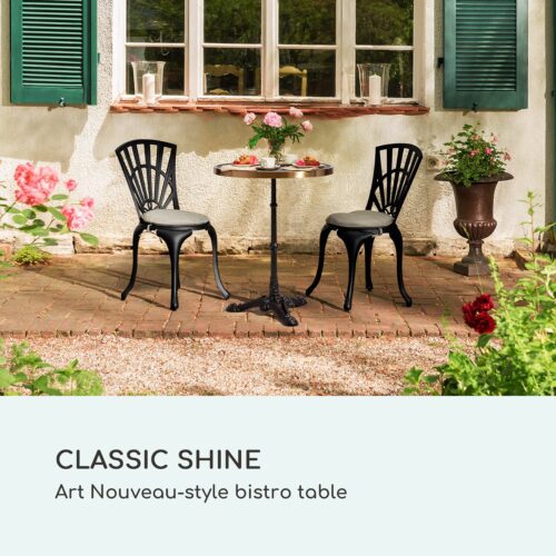 bistro stôl s trojnohým podstavcom