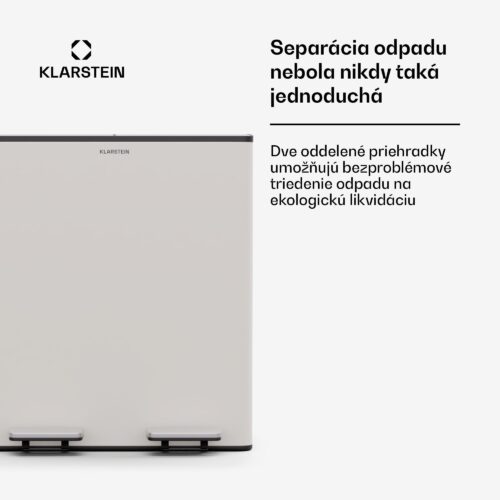odpadkový kôš s kompostérom