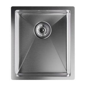Klarstein TitanSteel Kuchynský drez 45 x 39 cm (DxŠ) s povrchom odolný voči hrdzi