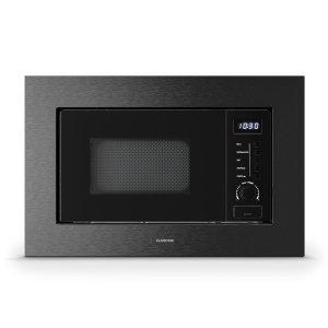 Klarstein Verosteel vstavaná mikrovlnná rúra s grilom | 800 W gril | 700 W mikrovlnná rúra | 60 cm