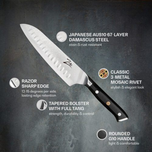 7" nôž santoku