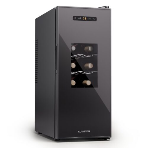 Klarstein Silent Vino 12 Uno Slim Chladnička na víno 30 l / 12 fliaš 8-18 °C Dotyková