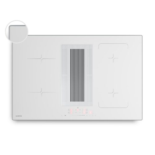 Klarstein Indukčná varná doska Velaire s digestorom | 4 varné zóny | 8400 W | 80 cm