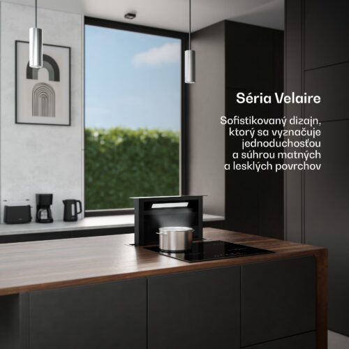 Klarstein Velaire indukčná varná doska + Velaire digestor | Minimalistický | 60 cm – Obrázok 2