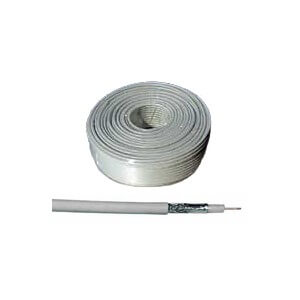 AMIKO medený stred RG6 6.8mm biele PVC DĹŽKA: 100m