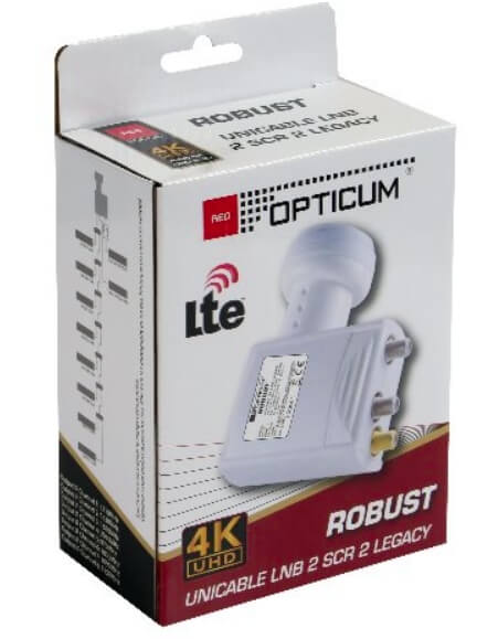 OPTICUM Robust LNB UNICABLE LNB2 SCR2 LEGACY – Obrázok 2