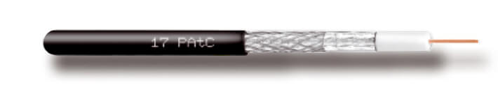 CAVEL 17PAtC UV stabilný - čierny DĹŽKA: 100m