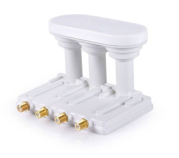 LNB Triple Monoblock 3° Quad Opticum ROBUST – Obrázok 2