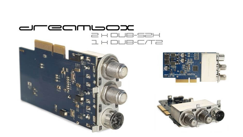 Triple tuner Multistream pre Dreambox (2xDVB-S2X 1xDVB-T2/C) – Obrázok 2