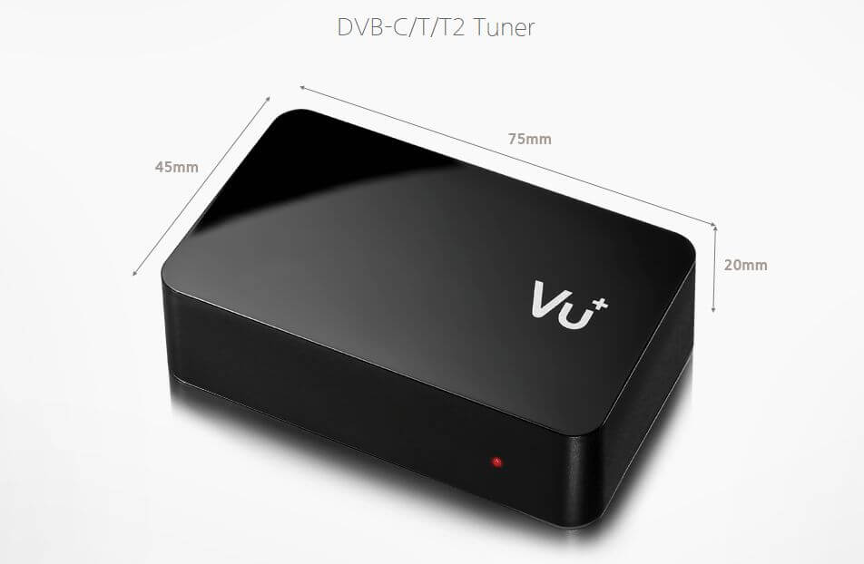 VU VU+ Turbo USB DVB-C/T2 Hybrid Tuner – Obrázok 2