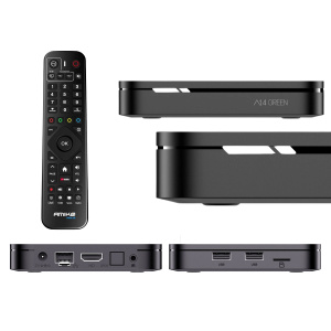 Amiko A14 Green 4K Android 14 IPTV box s MyTV3 2GB/16GB