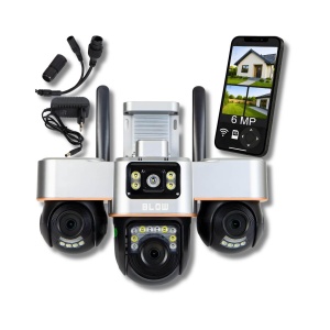 Blow V-336B WiFi IP kamera 6MP s tromi objektívmi a PTZ