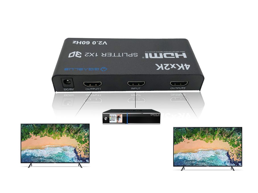 Gigablue ULTRA 4K HDMI 2.0 HDR rozbočovač 1in-2out – Obrázok 2