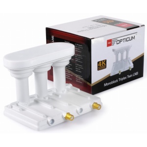 LNB Triple Monoblock 3° Twin Opticum ROBUST