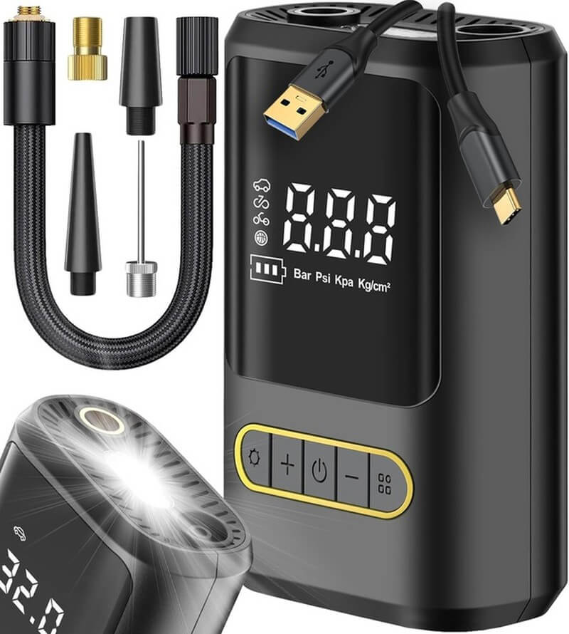LTC LXKP1 - Prenosná elektrická pumpa 150 PSI s USB-C – Obrázok 2